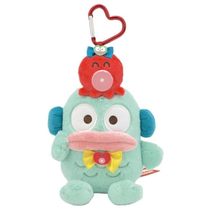 SANRIO | Hangyodon Heart Diner Mascot Holder Plush Keychain Bag Charm 22cm x 13cm x 10.5cm (40th Anniversary)