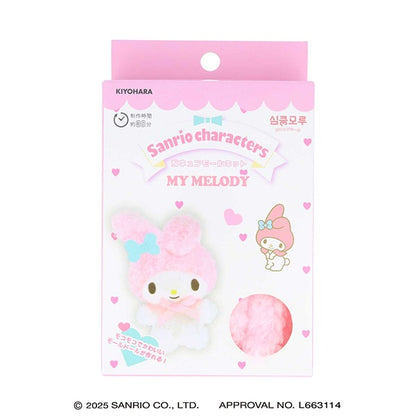 SANRIO | My Melody Heart-fluttering Chenille Kit Handmade Material Set Finished Size 80x100mm Approx.