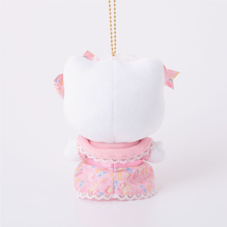 SANRIO | Hello Kitty Mascot Holder Plush Keychain Bag Charm 100mm Approx. (Romantic Sweets)