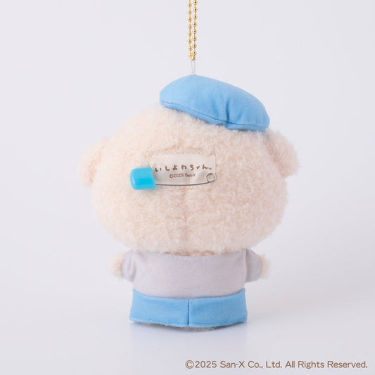 SAN-X | Ishiyowa-chan/Ishiyowachan Plush Badge Mascot Keychain Bag Charm H120×W110×D55mm