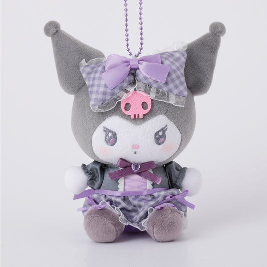 SANRIO | Kuromi Plush Keychain Mascot Holder Bag Charm 100mm Approx. (Sweetie)