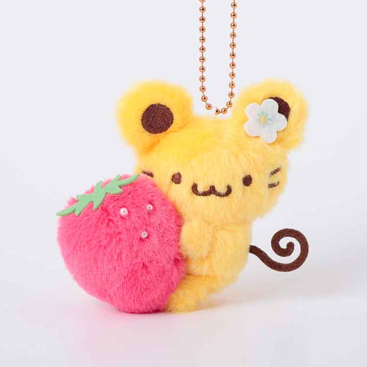 SANRIO | Scone Mascot Holder Bag Charm (Pompompurin 30th Anniversary Strawberry Friends)