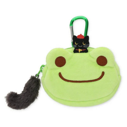 Pickles the Frog | Bag Charm Carabiner Pouch with Pierre Basic 90×120×35mm