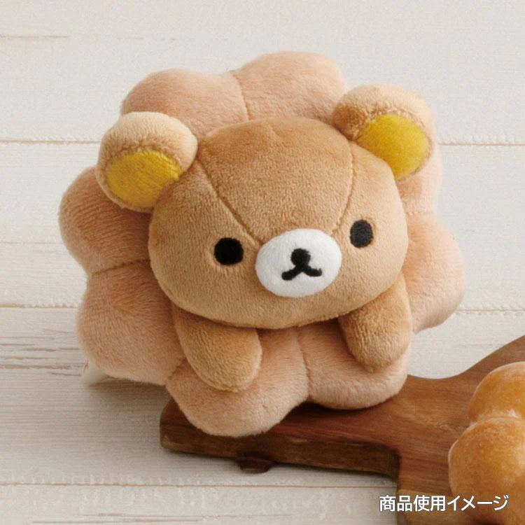 SAN-X | Rilakkuma Plush Keychain Bag Charm Hanging Plush 110×100×90mm (Mister Donut)