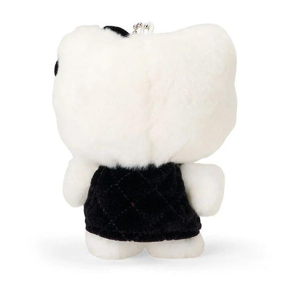SANRIO | Hello Kitty Mascot Holder Bag Charm Plush Keychain Black 80×50×100mm (Miniature Quilt)