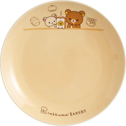 San-X | Rilakkuma Round Plate 20×Φ200mm (Anytime Bakery)
