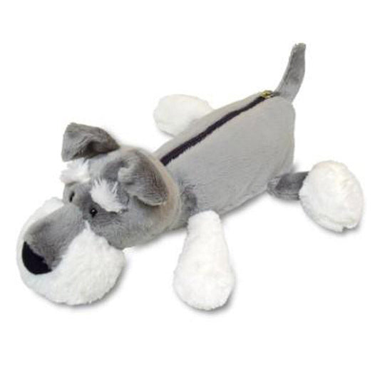 Nici | Schnauzer Figurine Pouch Pencil Case Φ9×H30Cm礼祺 毛绒笔袋/收纳/铅笔盒 雪纳瑞