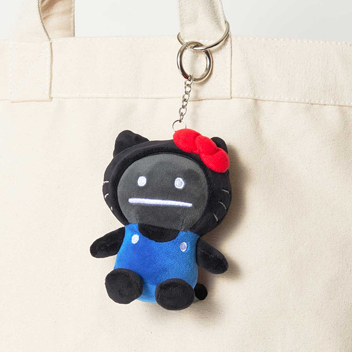SHADOW x Hello Kitty | HELLO SHADOW Plush Keychain Bag Charm Mascot Holder 100x82mm