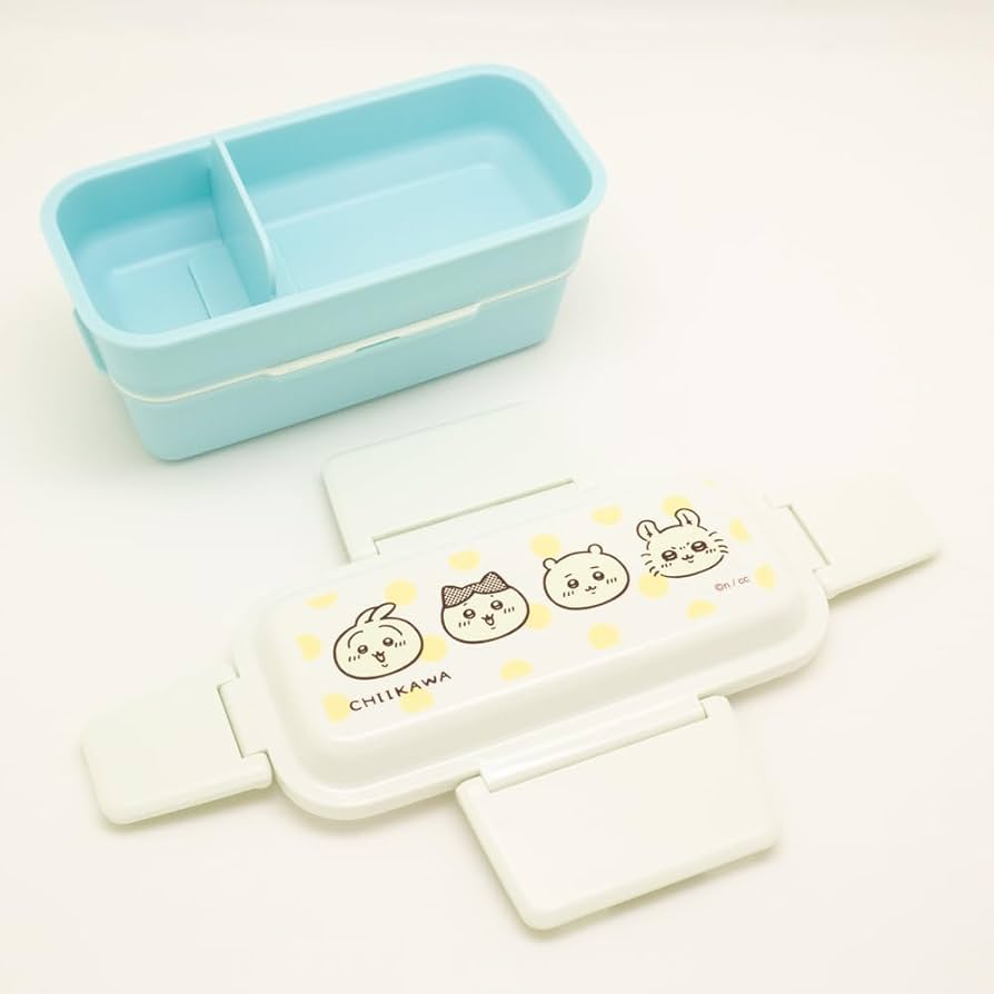 CHIIKAWA | Two Stage Lunch Box with Partition Antibacterial Dishwasher 330m + 270ml