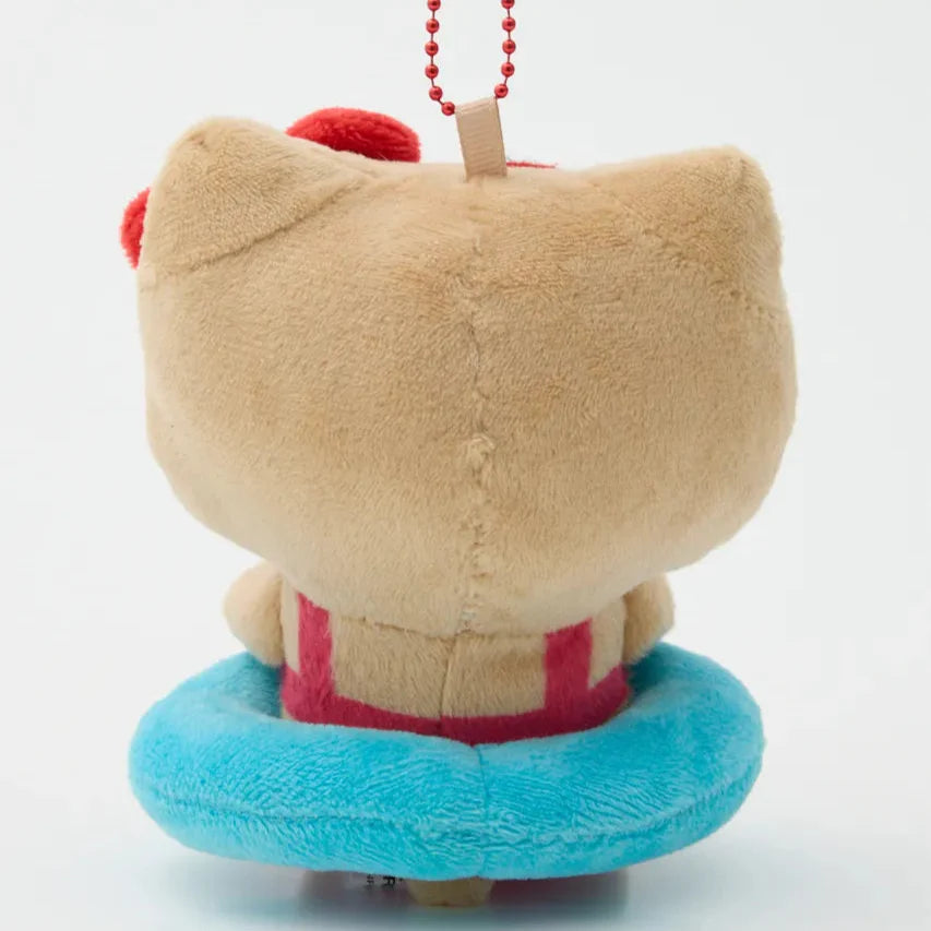 RODEO CROWNS x SANRIO | Hello Kitty Tanned Sereis Mascot Holder Plush Keychain Bag Charm 12cm Approx. (Vacation