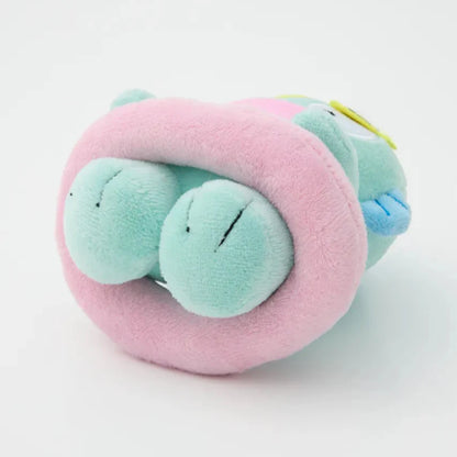 RODEO CROWNS x SANRIO | Hangyodon Mascot Holder Plush Keychain Bag Charm 12cm Approx. (Vacation Swimming Ring)
