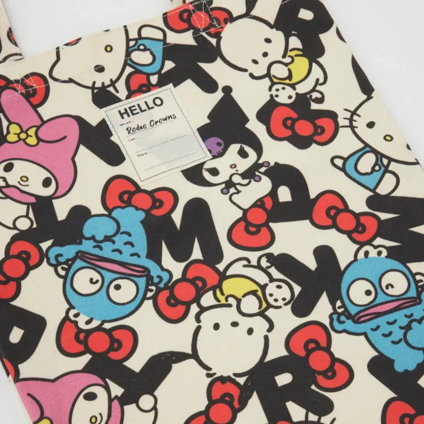 RODEO CROWNS x SANRIO | Canvas Tote Bag 42 x 37 x 60cm