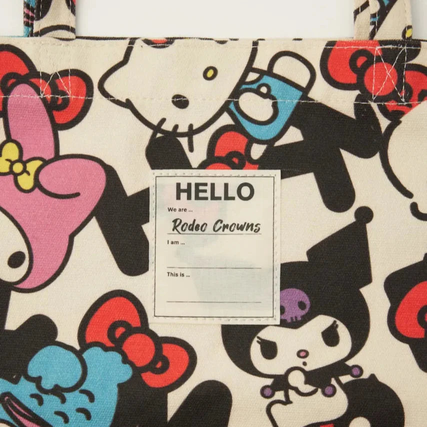 RODEO CROWNS x SANRIO | Canvas Tote Bag 42 x 37 x 60cm