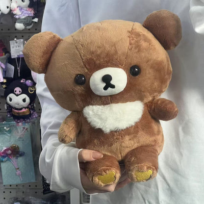 SAN-X | Rilakkuma Chairoikoguma Plush Toy Doll Medium 35 × 25 × 15cm (Standard)