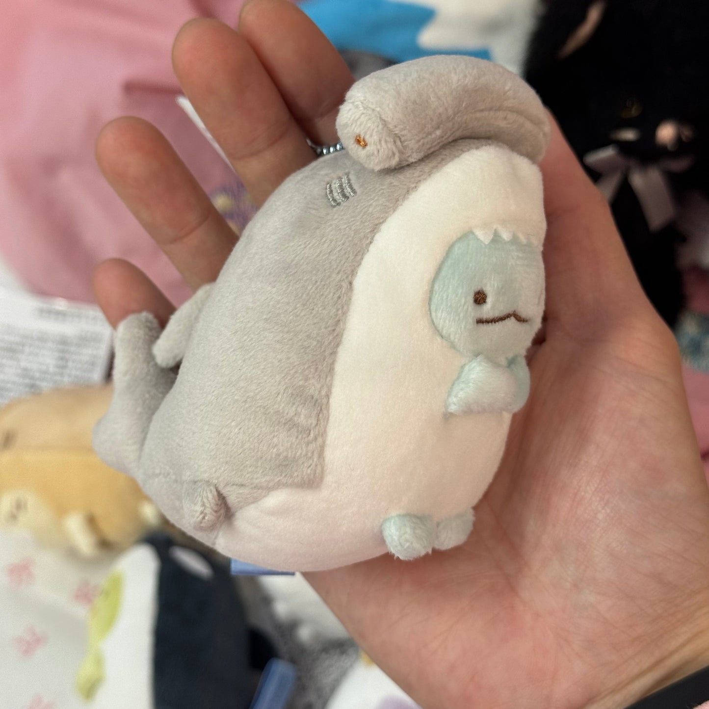 SAN-X | Sumikko Gurashi Tokage Mascot Holder Ball Chain Keychain Bag Charm Plush (Aquarium Limited)