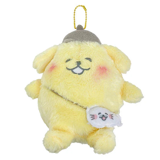 SANRIO | Pom Pom Purin Howakoro Club Mascot Holder Bag Charm Keychain 180mm
