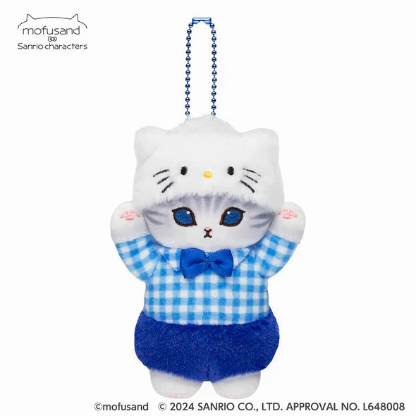 Mofusand X Sanrio | Mascot Holder Keychain Part2 Approx.13Cm 猫福 三丽鸥合作联名款 玩偶挂件/包挂/钥匙链 丹尼尔 Dear Daniel