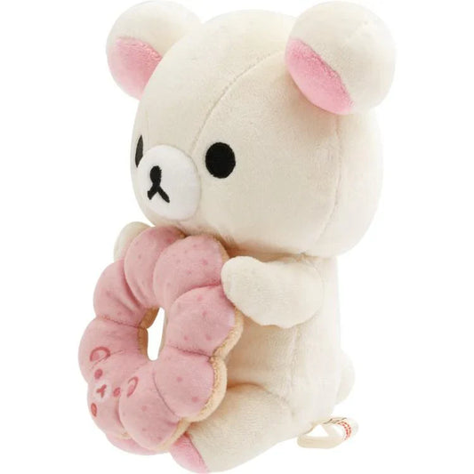 SAN-X | Rilakkuma Korilakkuma Plush Toy Plush Doll S 120×120×110mm (Mister Donut Standing)