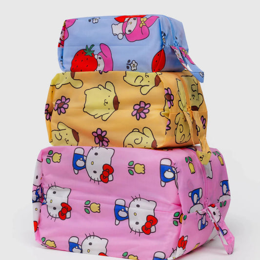 Baggu 3D Zip Set (Hello Kitty and Friends Florals)