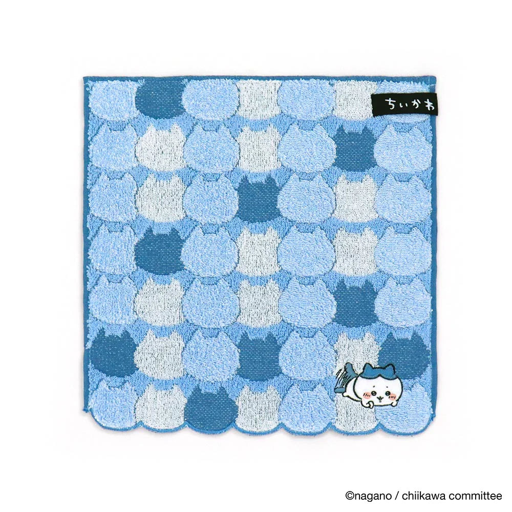 CHIIKAWA | Towel Handkerchief Cotton 100% H250×W250mm (Face) Hachiware 小八