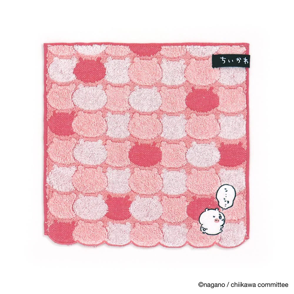 CHIIKAWA | Towel Handkerchief Cotton 100% H250×W250mm (Face) Chiikawa 吉伊/小白