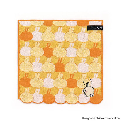 CHIIKAWA | Towel Handkerchief Cotton 100% H250×W250mm (Face) Usagi 乌萨奇/兔子