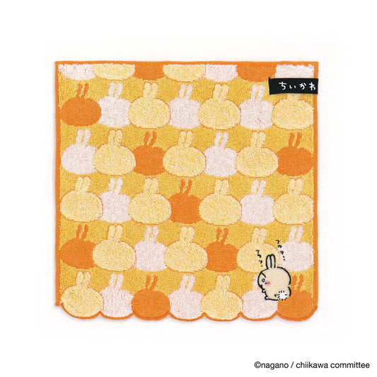 CHIIKAWA | Towel Handkerchief Cotton 100% H250×W250mm (Face) Usagi 乌萨奇/兔子