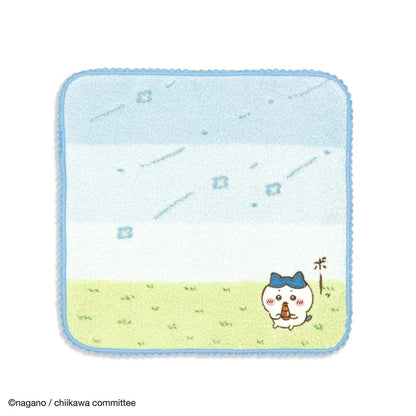 CHIIKAWA | Towel Handkerchief Cotton 100% H250×W250mm (Gentle Breeze) Hachiware 小八