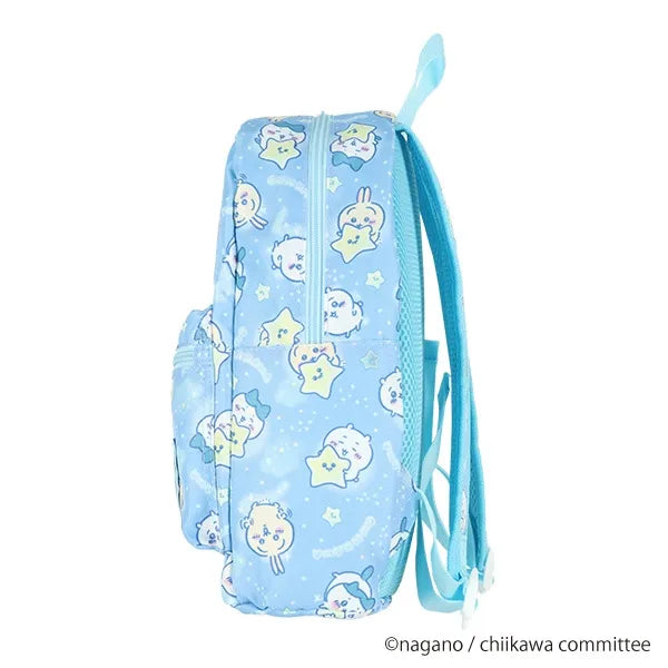 Chiikawa | Backpack Rucksack 250×330×110Mm (Hachiware Rabbit & Star Night) 吉伊卡哇 双肩包/背部透气设计