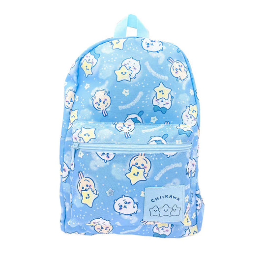 Chiikawa | Backpack Rucksack 250×330×110Mm (Hachiware Rabbit & Star Night) 吉伊卡哇 双肩包/背部透气设计