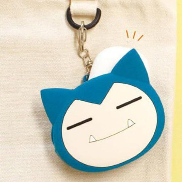 Pokémon | Mini Silicon Snorlax Keychain Mini Pouch for Coins and Airpods 8 x 8.8 x 2 cm