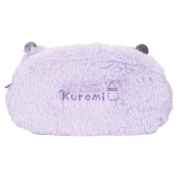 SANRIO | Kuromi Mascot Face Cosmetic Pouch Pen Case 180×80×70mm (Baby)
