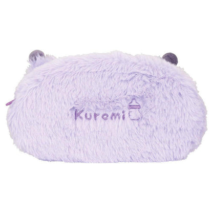 SANRIO | Kuromi Mascot Face Cosmetic Pouch Pen Case 180×80×70mm (Baby)
