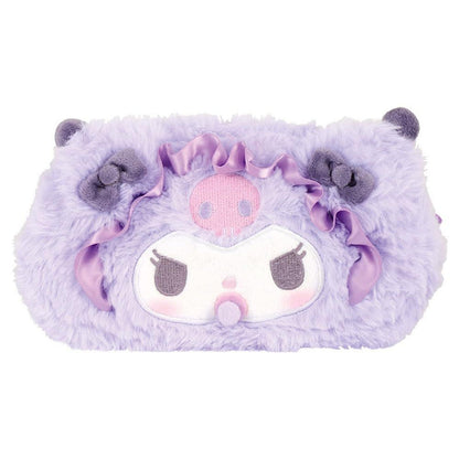 SANRIO | Kuromi Mascot Face Cosmetic Pouch Pen Case 180×80×70mm (Baby)