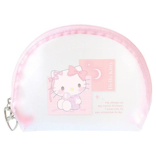 SANRIO | Hello Kitty Clear Mat Pouch H120×W160×D50mm (Ballet Core)