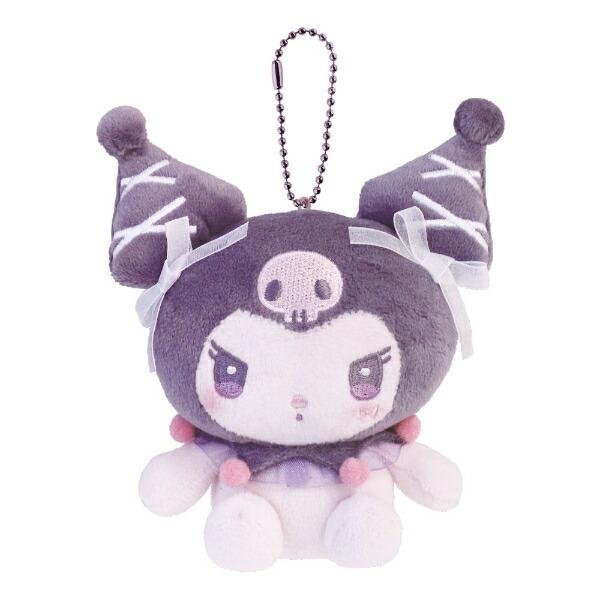 SANRIO | Kuromi Mascot Holder Bag Charm Plush Keychain 70×95×145mm (Ballet Core)