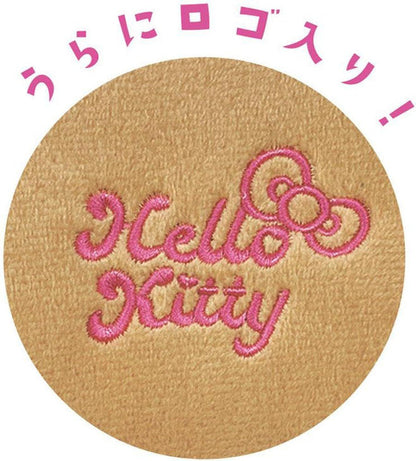 SANRIO | Hello Kitty Fluffy Plush Pen Case Pouch 200×130×40mm (Face Y2K Tanned)