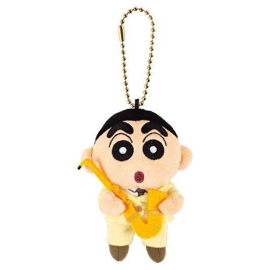 Crayon Shin chan | Club Activity Mascot Keychain Bag Charm 120×85×50mm (Brass Band Club)