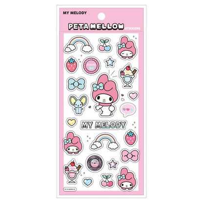 SANRIO | My Melody Clear Plump 3D Sticker 175×90mm (Peta Mellow)