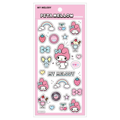 SANRIO | My Melody Clear Plump 3D Sticker 175×90mm (Peta Mellow)