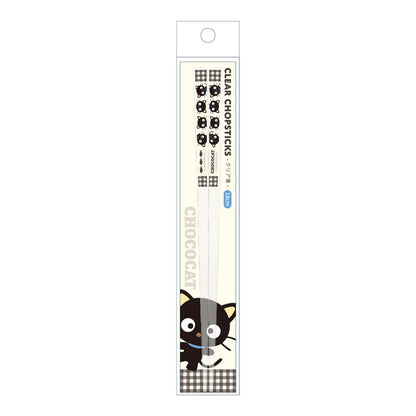 SANRIO |  Clear Chopsticks 18cm (Chococat & Friends)
