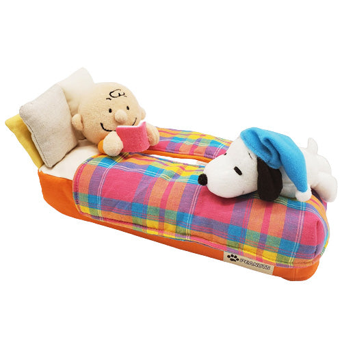 PEANUTS | Snoopy & Charlie Brown Bed Tissue Cover 250x130x120mm