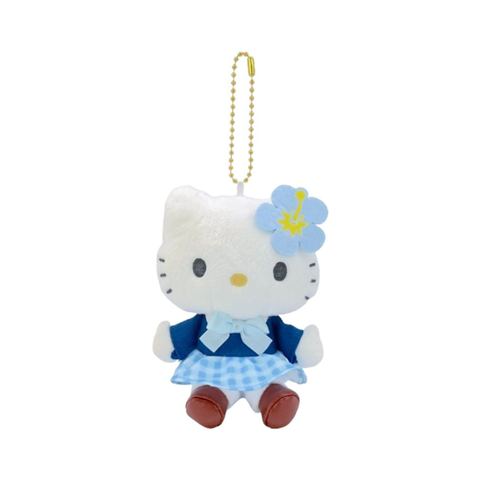 SANRIO | Hello Kitty Heisei Kogal BU Mascot Holder Plush Keychain 10cm Approx. (50th Anniversary)