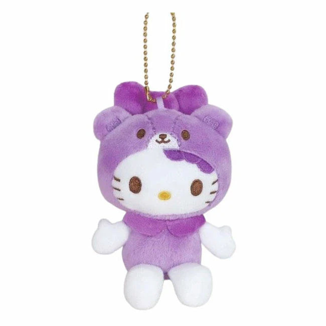 SANRIO | Hello Kitty Tiny Cham Purple Mascot Holder Plush Keychain 10cm Approx. (50th Anniversary)