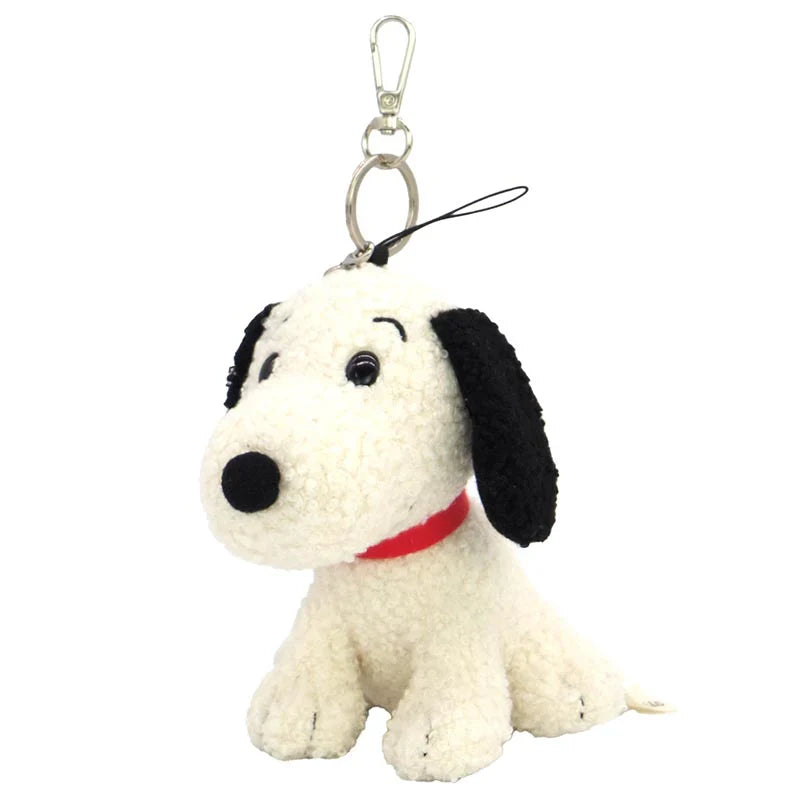 PEANUTS | Snoopy Bag Charm Plush Keychain 105×130×140mm (Sitting)