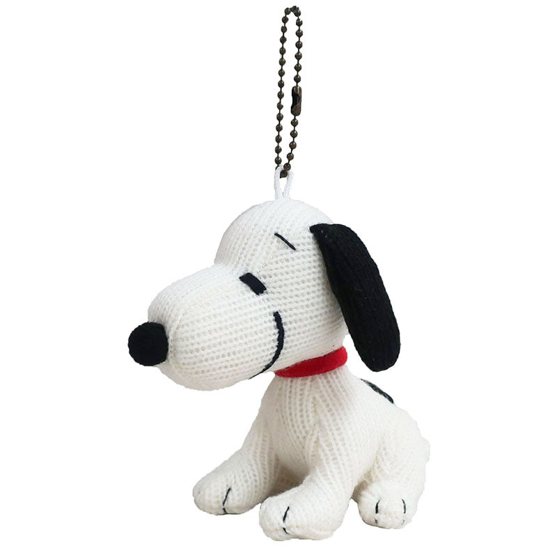 PEANUTS | Snoopy Knitted Mascot Stuffed Keychain 9 x 7 x 11.5cm (Snoopy)
