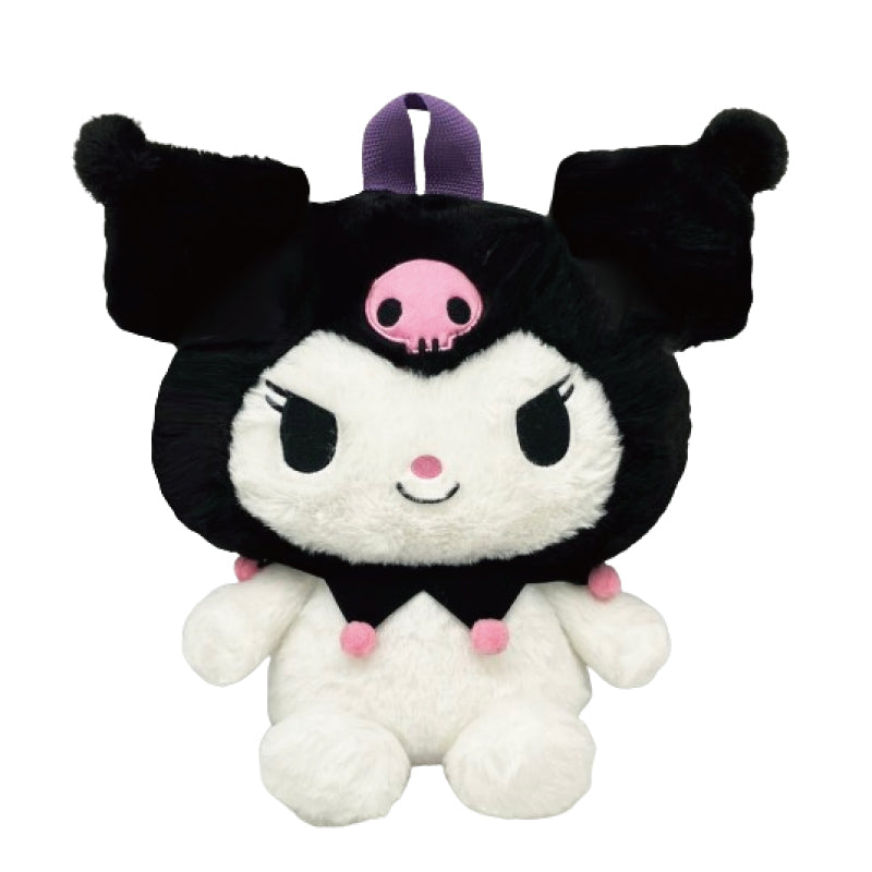 Sanrio | Howahowa Plush Backpack 32Cm×18Cm×28Cm (Kuromi)