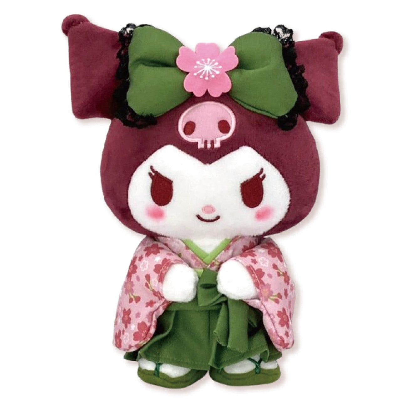 Sanrio | Plush Toy Kuromi 110×150×60Mm (Matcha Sakura Kimono)