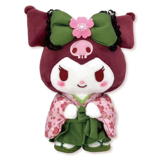 Sanrio | Plush Toy Kuromi 110×150×60Mm (Matcha Sakura Kimono)