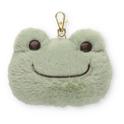 Pickles The Frog | Fluffy Pass Case Keychain 100X135X50Mm